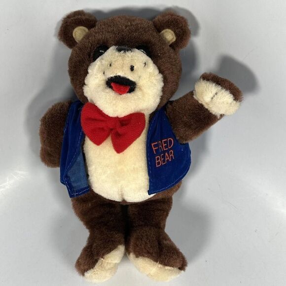 Cuddle Wit | Fred Meyer - Fred Bear | Vintage Plush Stuffed Animal Promo 9” - Picture 1 of 10
